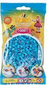 Prace ręczne dla dzieci - Hama 207 49 perły do prasowania w woreczku, ok. 1000 sztuk, lazurowy błękit - miniaturka - grafika 1
