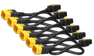 APC Power Cord Kit (6 ea), Locking, C19 to C20, 1.2m AP8714S - Pozostałe akcesoria sieciowe - miniaturka - grafika 3