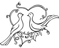 Aladine Stempel, gołębie w Sercu - Scrapbooking - miniaturka - grafika 2