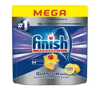 Finish Quantum Max tabletki do zmywarki 64 sztuk cytrynowe - Środki do kuchni i łazienki - miniaturka - grafika 7