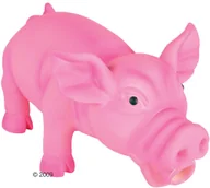 Zabawki dla psów - Bitiba Lateksowa Zabawka Dla Psa - "Chrumkająca Świnka", 17 Cm - Różowa, Ok. 17 Cm, - miniaturka - grafika 1