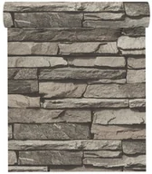 Tapety - A.S. Creation Tapeta 3D KAMIENIE szara imitacja kamienia winylowa na flizelinie - miniaturka - grafika 1