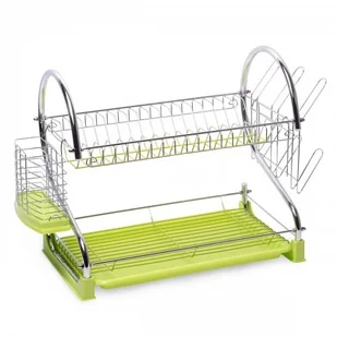 KAMILLE Dwupoziomowa suszarka do naczyń KAMILLE 0765B - Suszarki do naczyń - miniaturka - grafika 2
