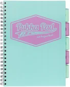 Szkolne artykuły papiernicze - PUKKA PADS Kołozeszyt A4/200str kratka Pastel Projekt Book morski - miniaturka - grafika 1