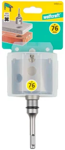 WOLFCRAFT Wiertło koronowe z trzpieniem, 76 mm, 5460000 GmbH - Wiertła - miniaturka - grafika 3