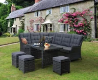 Meble ogrodowe - Tradgard Zestaw ogrodowy z polirattanu HOUSTON R41340 - miniaturka - grafika 1