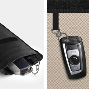 Spigen Antykradzieżowe etui na kluczyk Klatka Faradaya Spigen RFID blokada sygnału Black AFA03754 - Etui na klucze - miniaturka - grafika 9