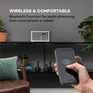 Auna Ambient Biało-Srebrne - Radia - miniaturka - grafika 3