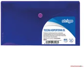 Teczki i skoroszyty - Teczka kopertowa PP DL pozioma fioletowa STRIGO SF015 STRIGO - miniaturka - grafika 1