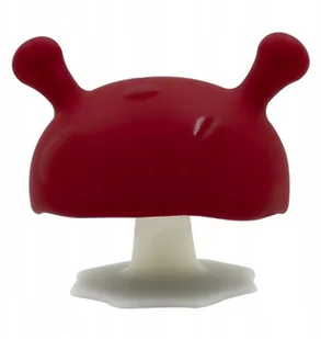 Mombella Gryzak Mushroom Chimney Red - Gryzaki dla dzieci - miniaturka - grafika 2