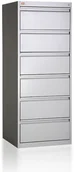 Szafy i regały magazynowe - Kart-Map Szafa do kopert lub dowodów osobistych, format B-5, 6 szuflad | KOP/6 KOP/6 - miniaturka - grafika 1