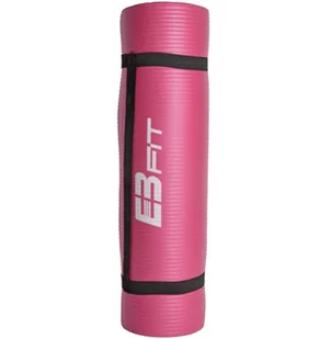 EB FIT Mata Fitness NBR180X60X1,5CM Różowa + Torba Eb Fi - Maty do ćwiczeń - miniaturka - grafika 2
