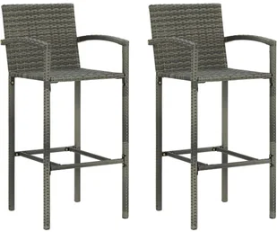 vidaXL 3-cz zestaw mebli barowych do ogrodu szary 3064869 - Pozostałe meble ogrodowe - miniaturka - grafika 5