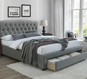 Łóżka - Halmar AVANTI łóżko 160 cm z szufladami popiel - miniaturka - grafika 1