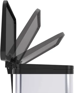 Hailo Kosz na śmieci z pedałem Oko Uno Plus, rozmiar M, 17 L, srebrny Werk (0619-220) - Kosze na śmieci - miniaturka - grafika 4