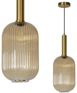 Lucide Maloto 45386/20/62 lampa wisząca zwis 1x40W E27 bursztynowy Maloto 45386/20/62 lampa wisząca zwis 1x40W E27 bursztynowy - Lampy sufitowe - miniaturka - grafika 2