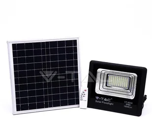 v-tac Projektor LED Solarny V-TAC 20W IP65 VT-60W 6000K 1650lm - Lampy pozostałe - miniaturka - grafika 3