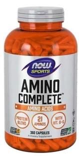 Now Foods SPORT Amino Complete (Aminokwasy + Białko) 360 kapsułek - Aminokwasy - miniaturka - grafika 4