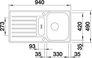Blanco LANTOS 5S-IF 517281 - Zlewozmywaki - miniaturka - grafika 3