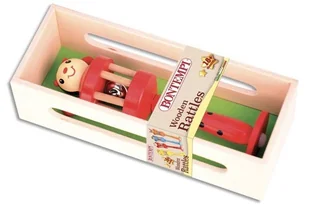Bontempi Drewniana kolorowa grzechotka z kulką  OD 199 ZŁ! GXP-639918 - Grzechotki dla dzieci - miniaturka - grafika 2