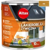 Lakiery do drewna - Altax lakierobejca żywiczna, kasztan, 2.5l - miniaturka - grafika 1