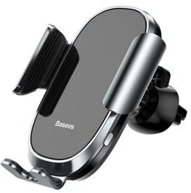 Baseus Smart uchwyt grawitacyjny samochodowy do kratki Silver SUGENT-ZN0S - Uchwyty samochodowe do telefonów - miniaturka - grafika 10