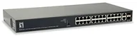 Switche - LevelOne Level One 26-Port Web Smart Gigabit PoE Switch 802.3 AT PoE Plus 24 PoE outputs 370 W 2 X SFP GEP-2651 - miniaturka - grafika 1