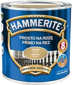 Farby do metalu - Hammerite Farba do metalu Prosto Na Rdzę połysk złoty 0 7 l - miniaturka - grafika 1