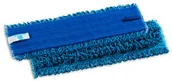 Miotły, szufle, mopy - TTS wkład mikrofaza z rzepem niebieski 40 cm - miniaturka - grafika 1