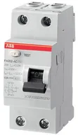 Bezpieczniki elektryczne - ABB Wyłącznik różnicowo-prądowy serii HOME FH202-AC-25/0,03; 2-polowy; typ AC; I=25A; In= 30mA 2CSF202002R1250 FH202/25/30 - miniaturka - grafika 1