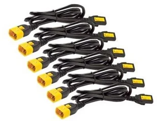 APC Power Cord Kit (6 ea), Locking, C13 to C14, 1.8m, Blue AP8706S-WWX591 - Pozostałe akcesoria sieciowe - miniaturka - grafika 2