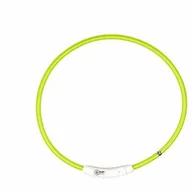 Obroże dla psów - Duvo+ DUVO OBROŻA ŚWIECĄCA USB NYLON GREEN 65cm OF-A-VAT012508 - miniaturka - grafika 1