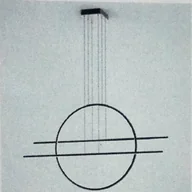 Lampy sufitowe - Altavola Design Lampa wisząca LINEA No.3 czarna 3k LA088/P_3k_black - miniaturka - grafika 1