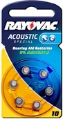 Baterie i akcesoria - Rayovac Baterie do aparatu słuchowego 10 6 szt.) - miniaturka - grafika 1