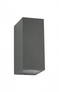 Su-Ma Mini kinkiet elewacyjny ścienny 2-punktowy ciemny popiel 5002 DG) - Lampy ogrodowe - miniaturka - grafika 2