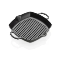 Patelnie - Le Creuset Signature Patelnia grillowa czarna wymiary: 30x30 cm 20200300000422 - miniaturka - grafika 1