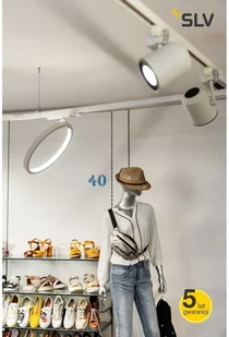 Spotline SLV 3~ ONE 40 TRACK DALI lampa z systemem 3-fazowym biała 3000 K 1004770 - Lampy pozostałe - miniaturka - grafika 2