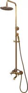 Zestawy prysznicowe - Fala KOLUMNA PRYSZNICOWA RETRO BRONZE 1 75829 ZYSKAJ RABAT 30 ZŁ 75829 - miniaturka - grafika 1