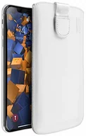 Etui i futerały do telefonów - Mumbi prawdziwe skórzane etui do iPhone XS Max skórzane etui białe (klapka z funkcją wyciągania) iPhone XS Max Tasche - miniaturka - grafika 1