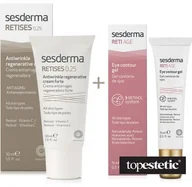Zestawy kosmetyków damskich - Sesderma Retises 0,25% + Reti Age Eye Contour Gel ZESTAW Regenerujący krem przeciwzmarszczkowy 30 ml + Krem kontur oczu 15 ml - miniaturka - grafika 1