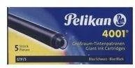 Pelikan NABOJE DŁUGIE GTP NIEBIESKO-CZARNE 5szt - Naboje i atramenty - miniaturka - grafika 2