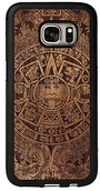 Etui do tabletów - Samsung smartw Northwoods drewniane etui do modelu Galaxy S7 Case pokrowiec Cover pokrowiec ochronny Aztec Dark Calendar 42155.0 - miniaturka - grafika 1
