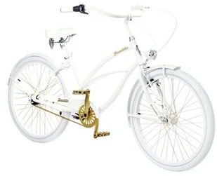 Plumbike La Donna 7B 26 cali Biało-złoty - Rowery - miniaturka - grafika 2