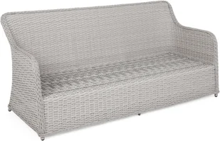 HOME &amp; GARDEN Meble ogrodowe technorattanowe Bergamo White / Grey 645958 - Meble ogrodowe - miniaturka - grafika 5