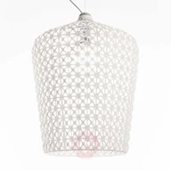 Lampy sufitowe - Designerska lampa wisząca Kabuki, biała - miniaturka - grafika 1