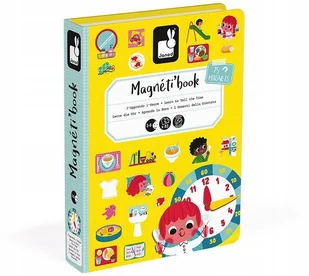 Janod Magnetyczna układanka Uczę się zegarka - Układanki dla dzieci - miniaturka - grafika 3