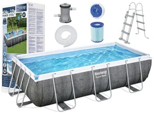 Bestway Basen ogrodowy stelażowy 404 x 201 x 100 cm 5w1 56721 - Baseny ogrodowe - miniaturka - grafika 2