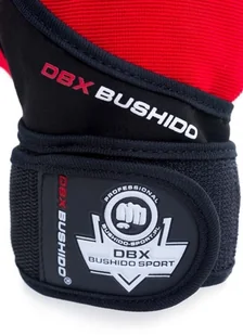 DBX Bushido WG-161 - RĘKAWICZKI NA SIŁOWNIĘ - DO ĆWICZEŃ - Z DŁUGIM RZEPEM I SYSTEMEM GRIP-X - L 1142347122 - Rękawice do ćwiczeń - miniaturka - grafika 9