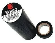 Taśmy izolacyjne i naprawcze - Besttool TAŚMA IZOLACYJNA CZARNA 19mm x 10m 10 sztuk 627100 - miniaturka - grafika 1