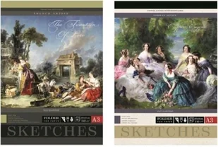 Fresh Papier artystyczny A3 8 arkuszy 140g m2 + teczka mix - Szkolne artykuły papiernicze - miniaturka - grafika 2